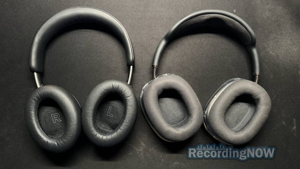 inside the earcups of Bose QuietComfort Ultra and Apple AirPods Max
