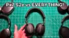 Holding Bowers and Wilkins Px7 S2e headphones in hand
