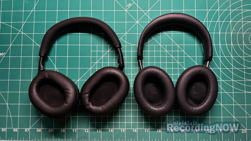 inside the earcups of Sony WH-1000XM6 vs Bose QuietComfort Ultra headphones