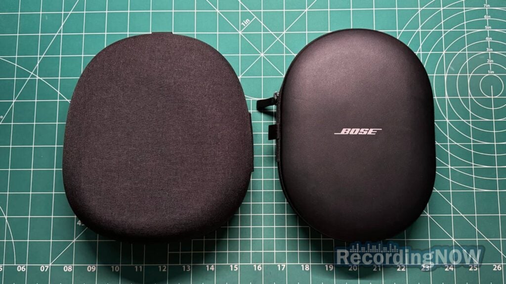 Sony XM6 vs Bose QC Ultra hardshell cases compared side by side