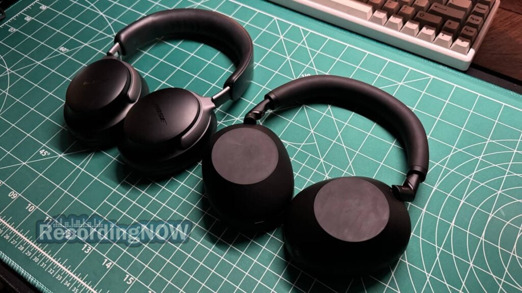 Bose QuietComfort Ultra vs Sony WH-1000XM6 side by side close up