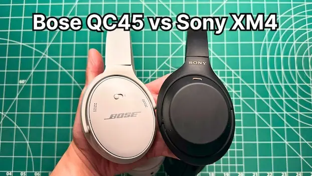 Bose QuietComfort 45 vs Sony WH-1000XM4: 2025 Comparison