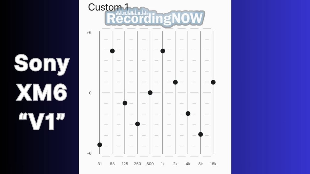 Best Pop and Hip Hop Equalizer (EQ) settings for Sony XM6 from RecordingNow
