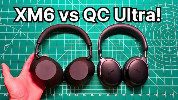 Holding Sony WH-1000XM6 vs Bose QuietComfort Ultra side by side