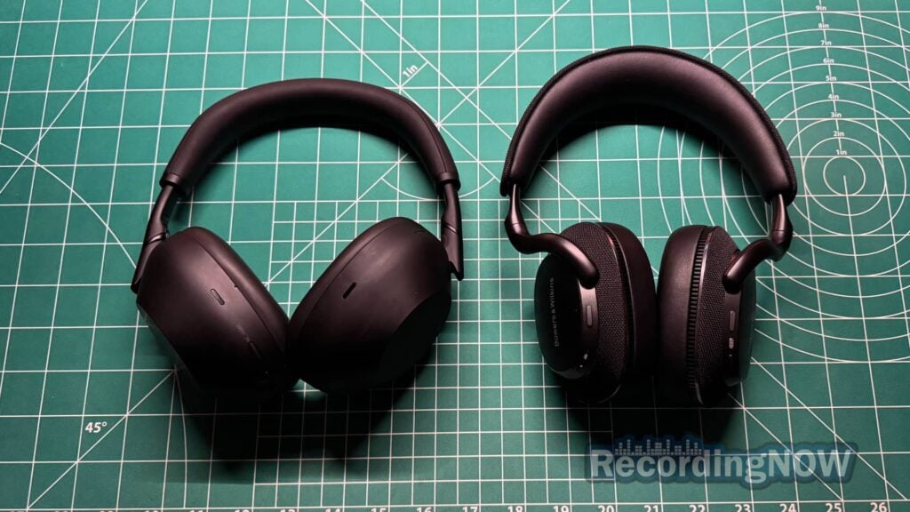 Buttons and controls of Sony WH-1000XM6 vs Bowers and Wilkins Px7 S3 compared