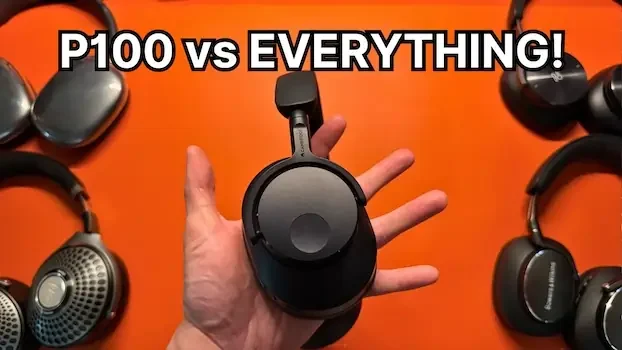 Cambridge Audio Melomania P100 headphones with Apple AirPods Max, Focal Bathys, Bowers and Wilkins Px8, and Bang and Olufsen H95 in background