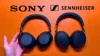 Sony WH-1000XM6 vs Sennheiser Momentum 4 headphones side by side