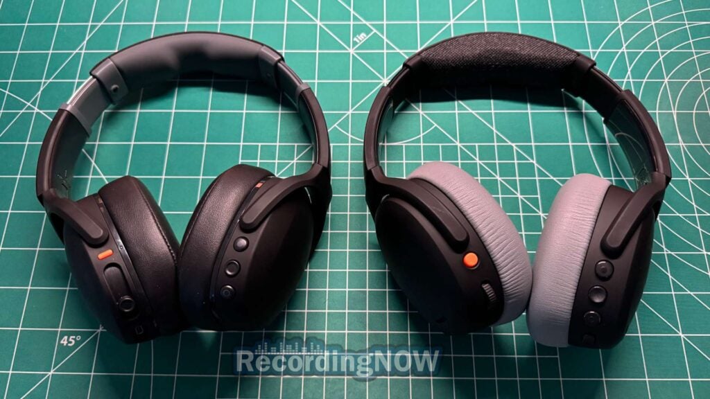 Buttons and controls of Skullcandy Crusher Evo vs ANC 2 compared