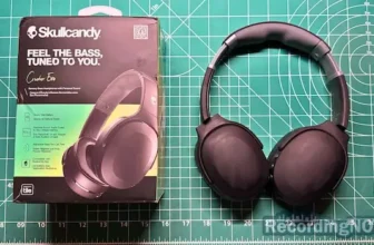 Skullcandy Crusher Evo headphones next to original box packaging