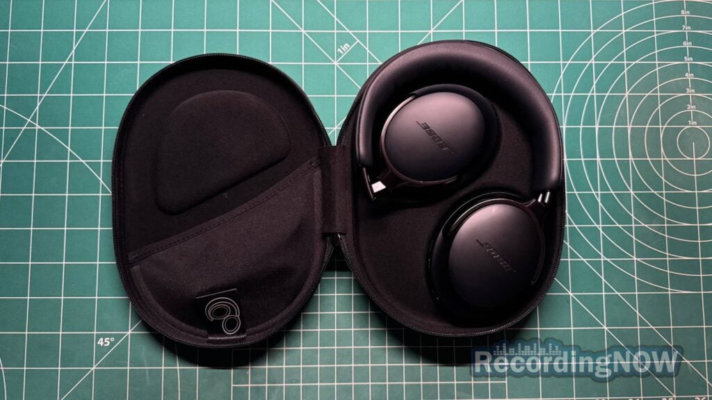 Bose QuietComfort Ultra 2nd gen inside included premium hardshell case with accessories