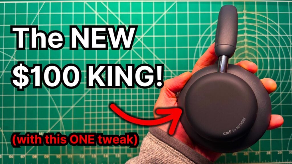 Holding CMF Headphone Pro in hand