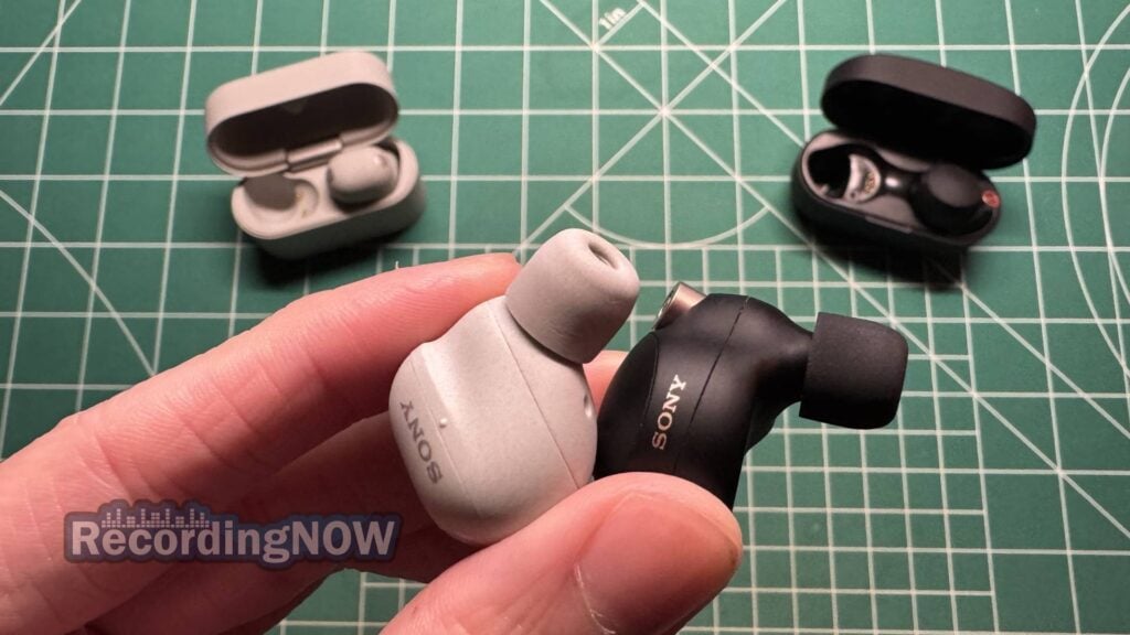 Sony WF-1000XM6 vs WF-1000XM4 eartips side by side comparison