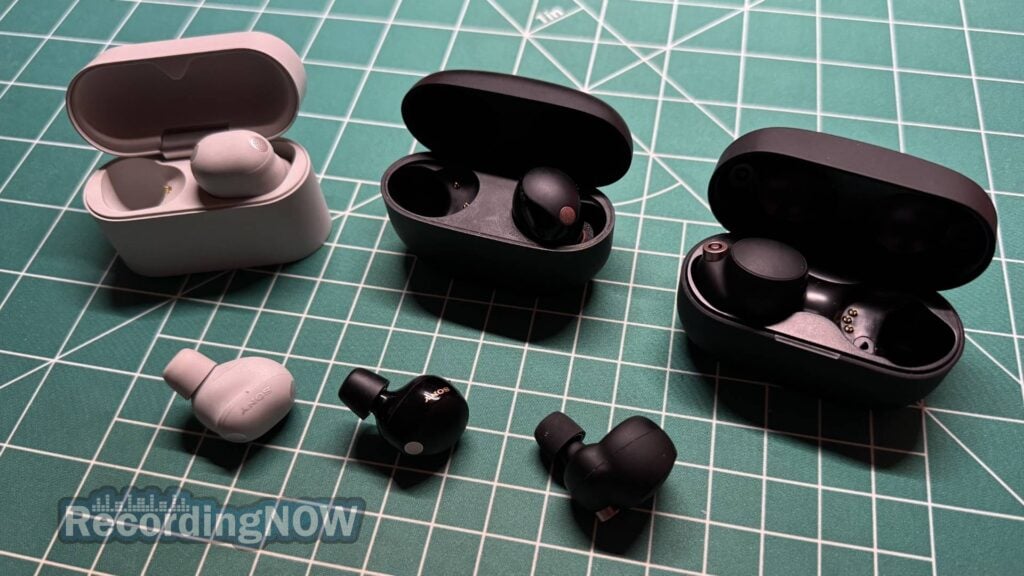 Sony WF-1000XM6 vs WF-1000XM5 vs WF-1000XM4 earbuds side by side comparison