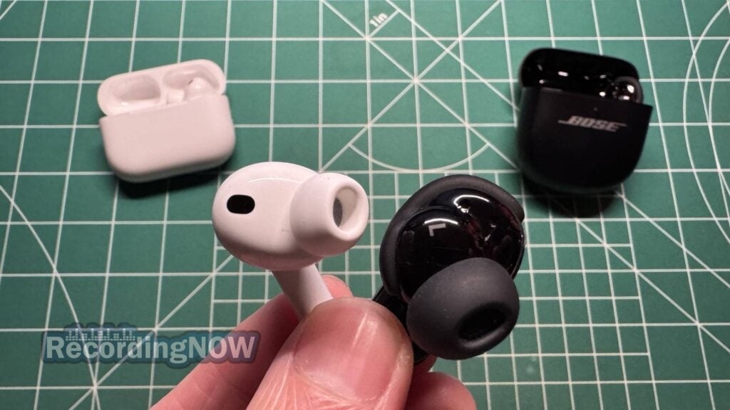 Apple AirPods Pro 3rd Generation vs Bose QuietComfort Ultra 2 eartips compared