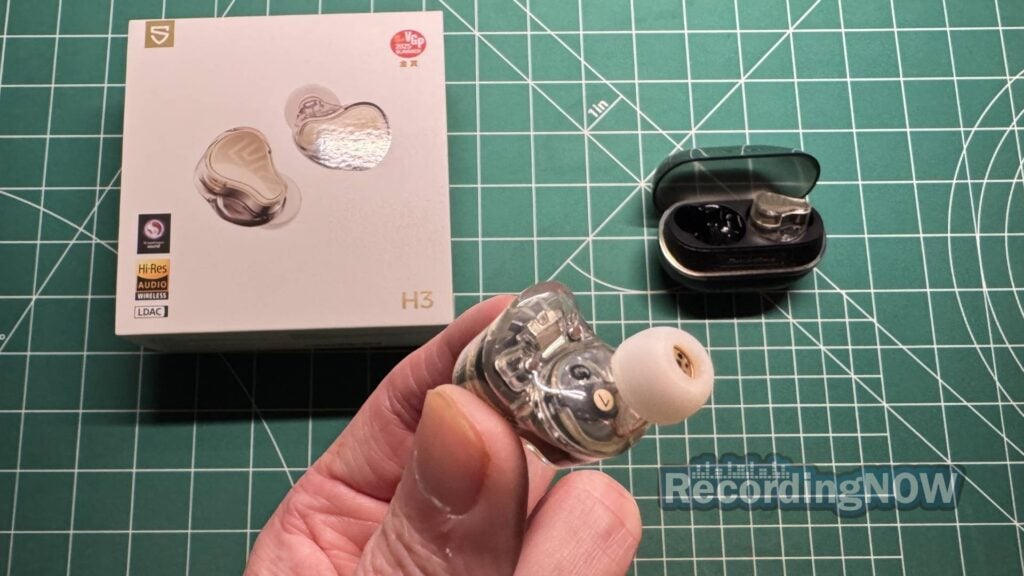 Close up of SoundPEATS H3 eartip cushion