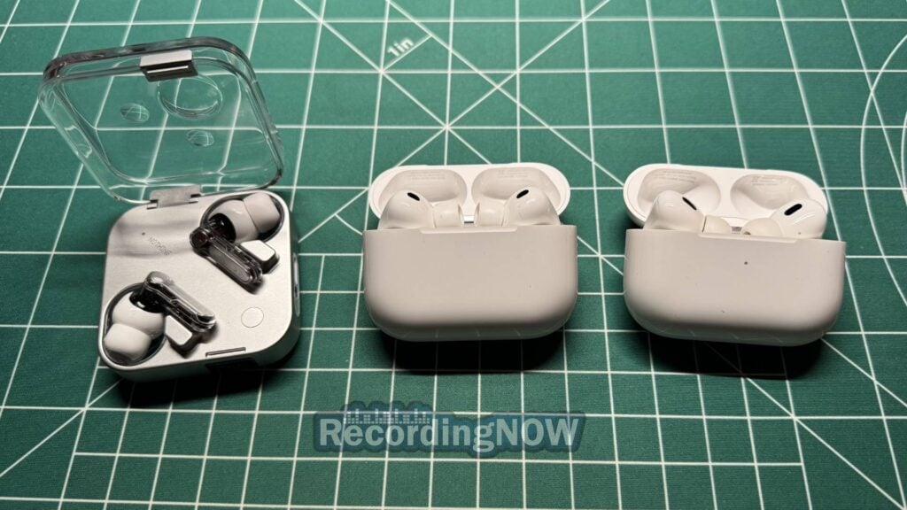 Nothing Ear 3 vs AirPods Pro 3 vs AirPods Pro 2 side by side comparison