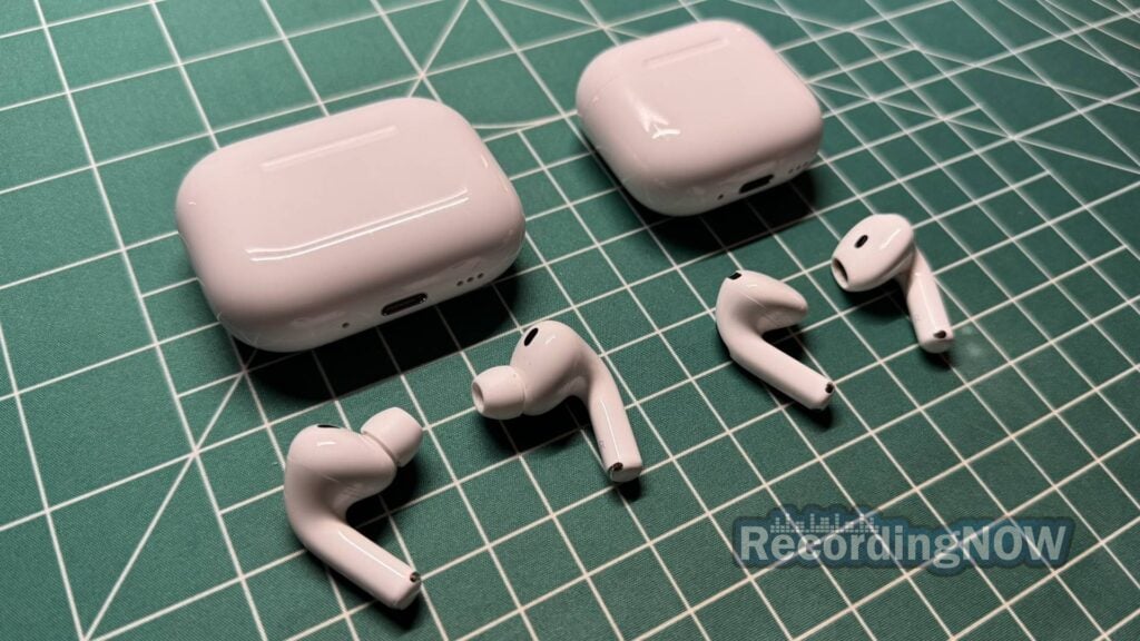 blog-img-1693070240787 Apple AirPods Pro 3rd Generation and AirPods 4th Generation with Active Noise Cancellation charging case and earbuds side by side