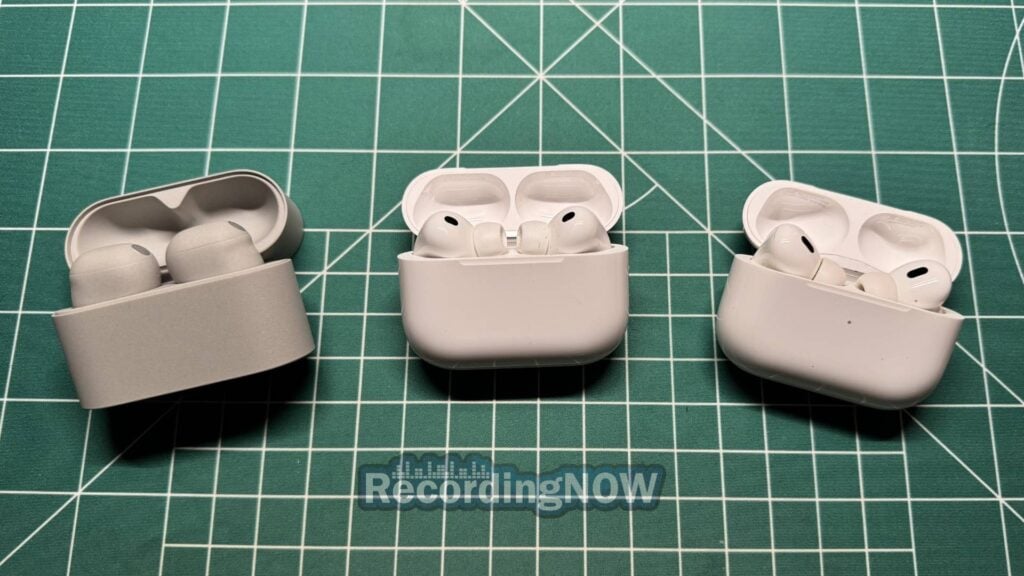 Sony WF-1000XM6 vs AirPods Pro 3 vs AirPods Pro 2 side by side comparison