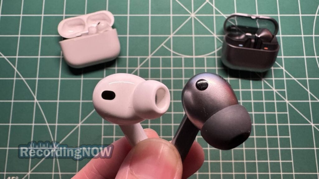 Apple AirPods Pro 3rd Generation vs Galaxy Buds 3 Pro eartips compared
