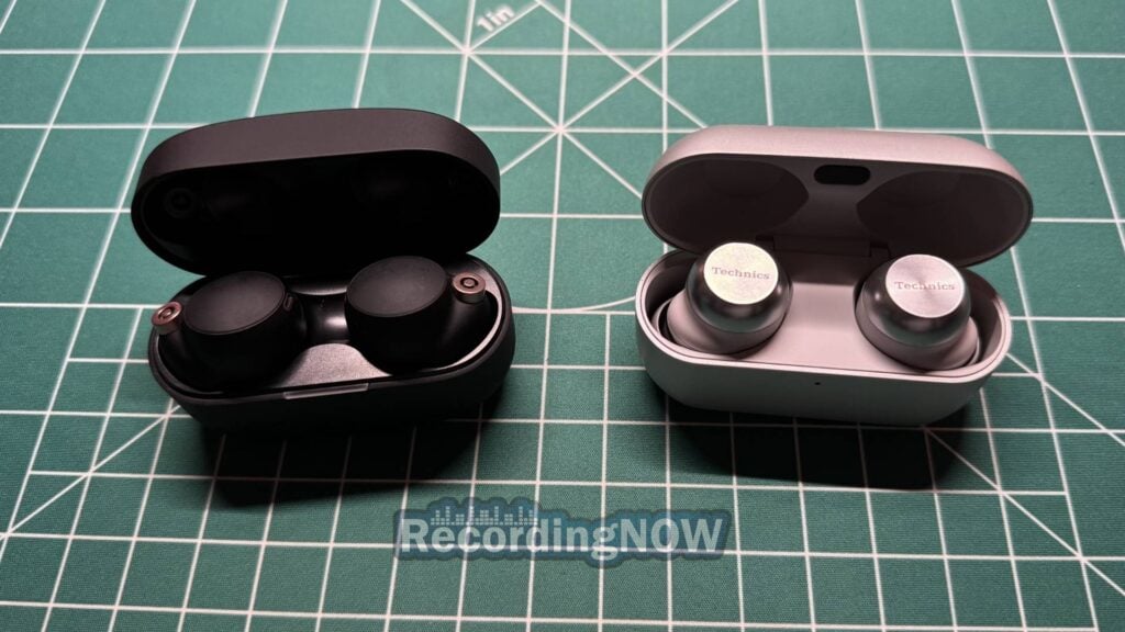 Sony WF-1000XM4 vs Technics AZ100 side by side comparison