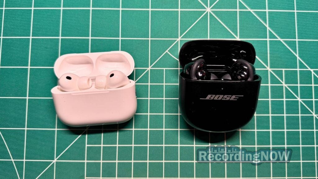 Apple AirPods Pro 3rd Generation vs Bose QuietComfort Ultra Earbuds 2nd Gen side by side comparison