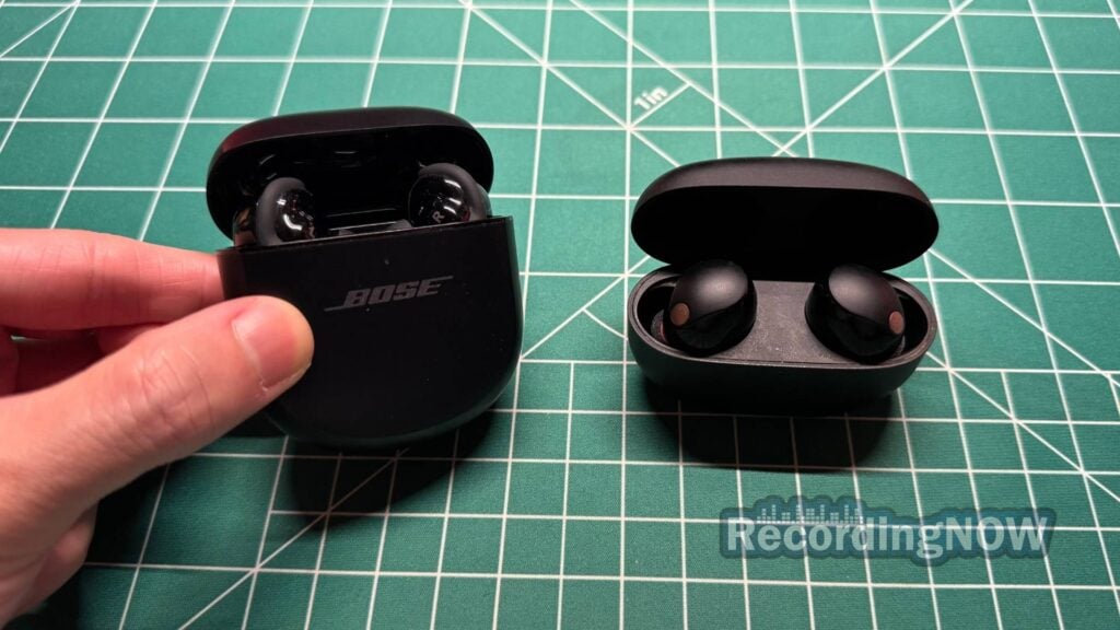 Bose QuietComfort Ultra Earbuds 1st Gen vs Sony WF-1000XM5 side by side comparison