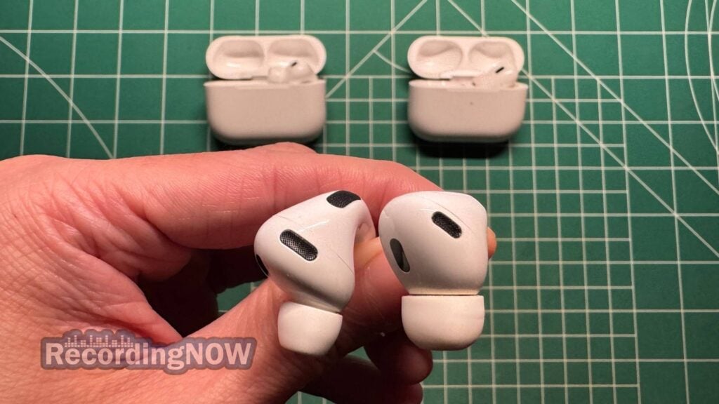 AirPods Pro 3rd Generation vs Pro 2nd Generation comparison in eartips and design