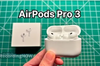Holding Apple AirPods Pro 3rd Generation in hand