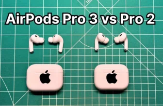 Apple AirPods Pro 3 vs Pro 2 wireless earbuds side by side comparison