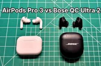 Apple AirPods Pro 3 vs Bose QuietComfort Ultra Earbuds 2nd Gen side by side comparison