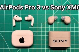 airpods pro 3 vs sony wf-1000xm6 earbuds side by side comparison
