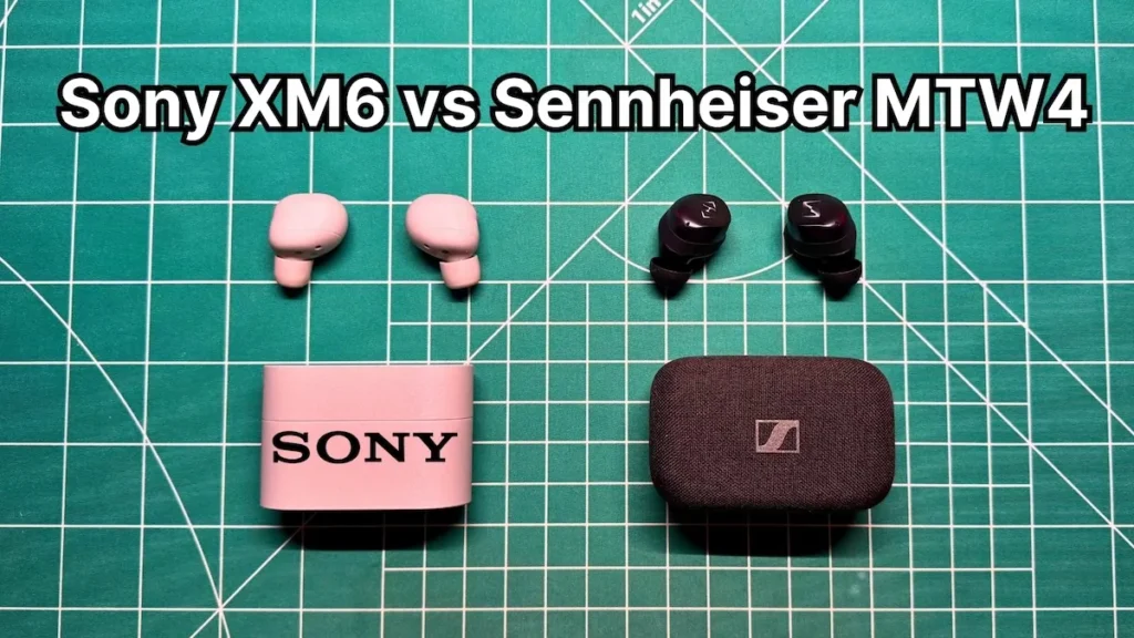Sony WF-1000XM6 vs Sennheiser Momentum True Wireless 4 earbuds side by side comparison