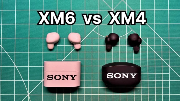 Sony WF-1000XM6 vs WF-1000XM4 earbuds side by side comparison