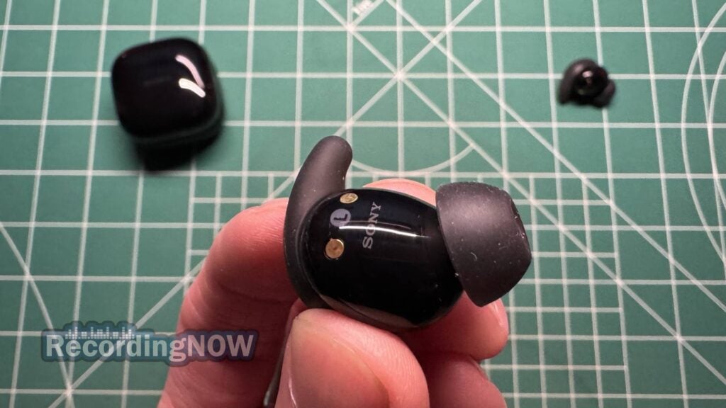 Close up of Sony Linkbuds Fit eartips