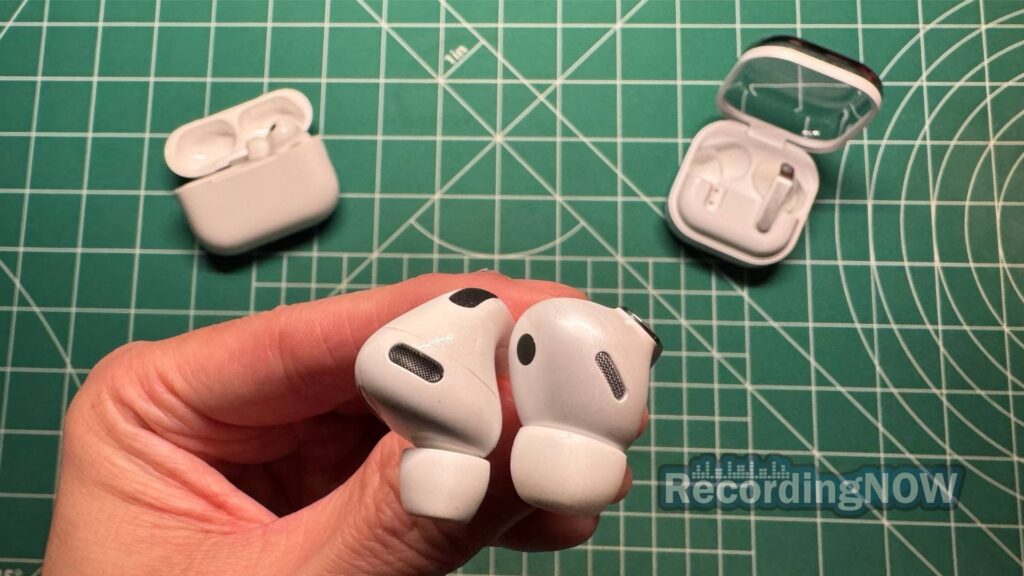 Apple AirPods Pro 3rd Generation vs Samsung Galaxy Buds 4 Pro eartips compared