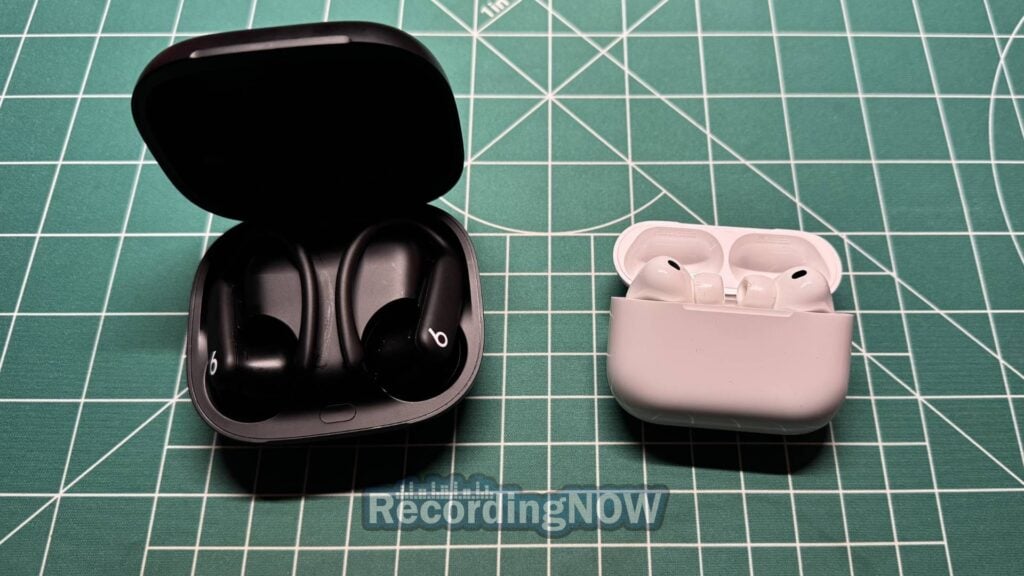 Beats Powerbeats Pro 2 vs AirPods Pro 3 charging cases compared