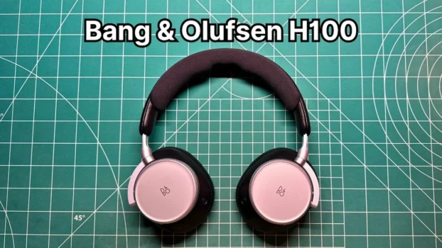 Bang & Olufsen Beoplay H100 wireless noise cancelling headphones in silver