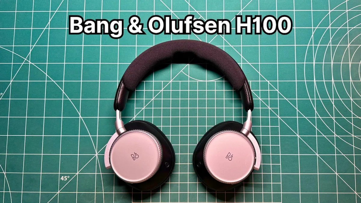 Bang & Olufsen Beoplay H100 wireless noise cancelling headphones in silver