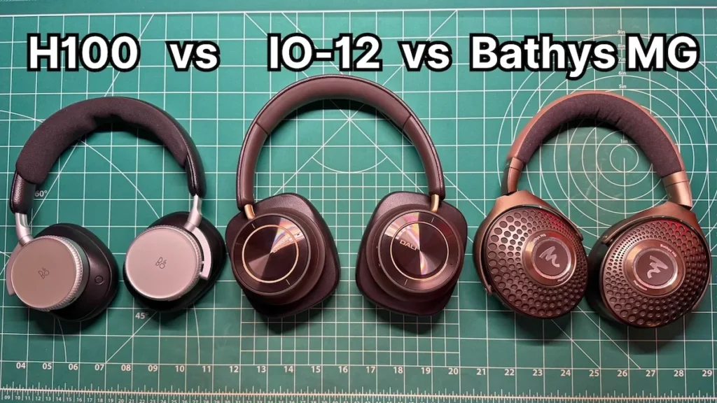 Bang & Olufsen Beoplay H100 vs Dali IO-12 vs Focal Bathys MG side by side comparison