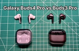 Samsung Galaxy Buds 4 Pro vs Buds 3 Pro side by side comparison