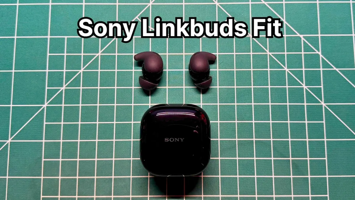 Sony Linkbuds Fit wireless earbuds in black