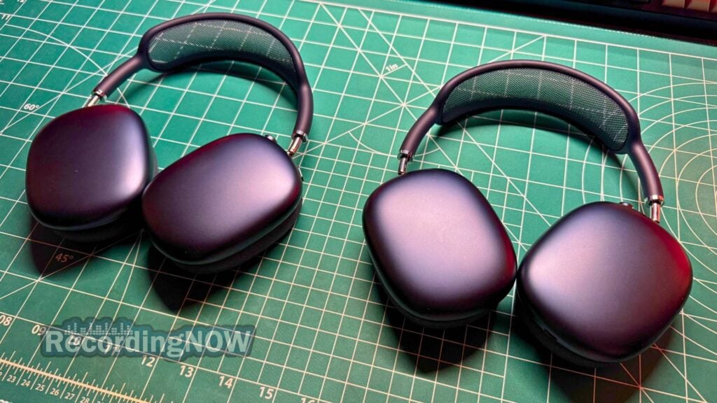 AirPods Max 2 and AirPods Max 1 on desk