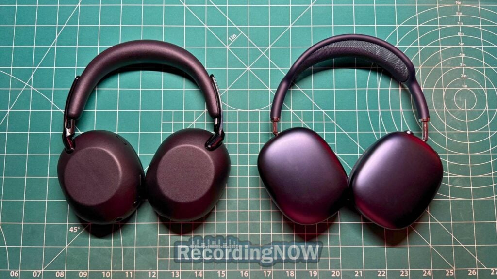 Sony 1000X THE COLLEXION next to Apple AirPods Max 2 headphones