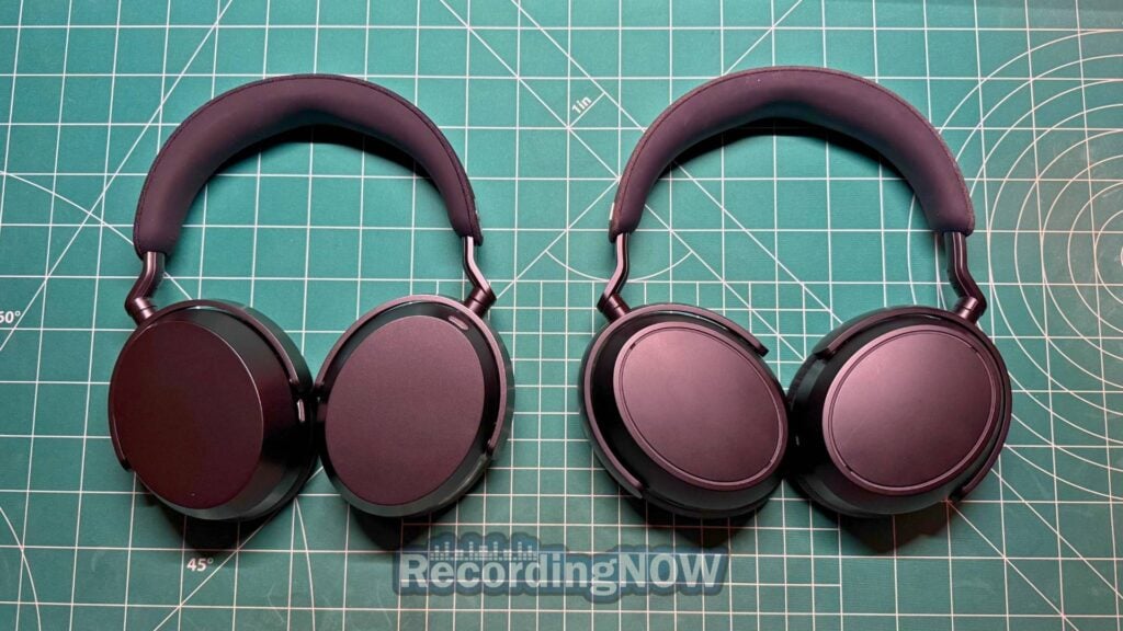 Sennheiser Momentum 5 next to Momentum 4 side by side comparison