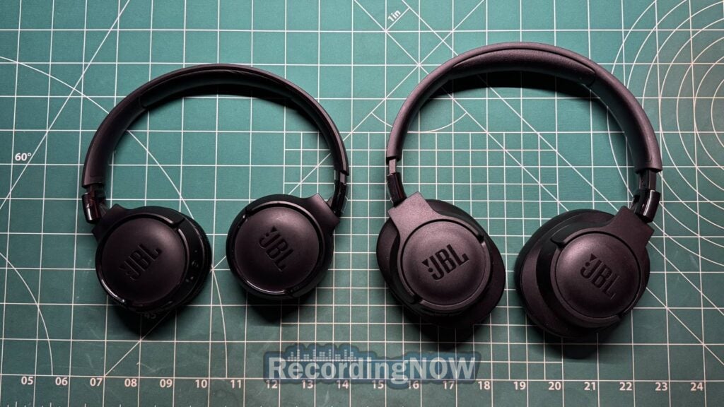 JBL Tune 520BT and JBL Tune 720BT side by side comparison