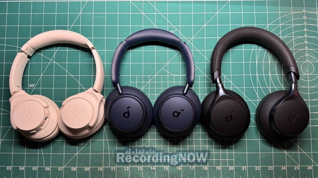Anker Soundcore Q20i, Soundcore Life Q30, Soundcore Space One side by side comparison