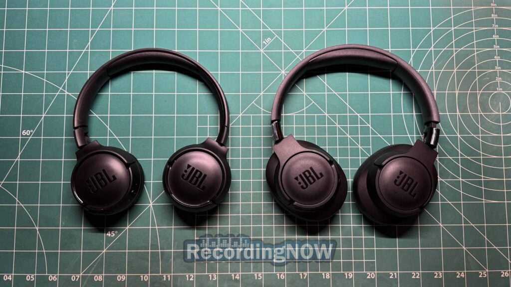 JBL Tune 510BT and JBL Tune 720BT side by side comparison