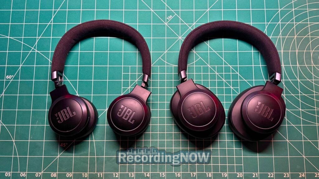 JBL Live 670NC and JBL Live 770NC side by side comparison