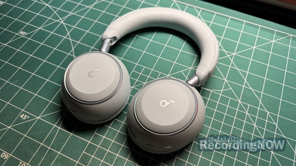 Anker Soundcore Space 2 headphones on desk