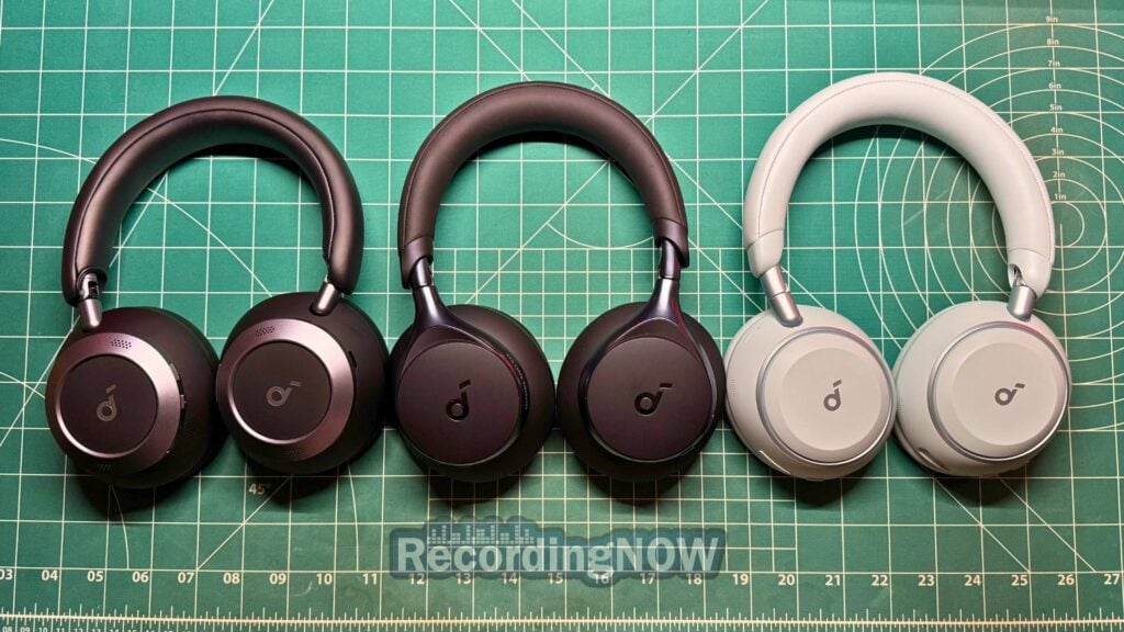 Anker Soundcore Space One Pro, Space One, and Space 2 side by side comparison